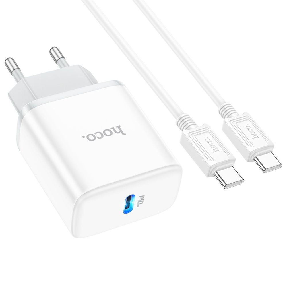 ������� �������� ���������� Hoco C104A, Type-C ����� + ������ Type-C �� Type-C