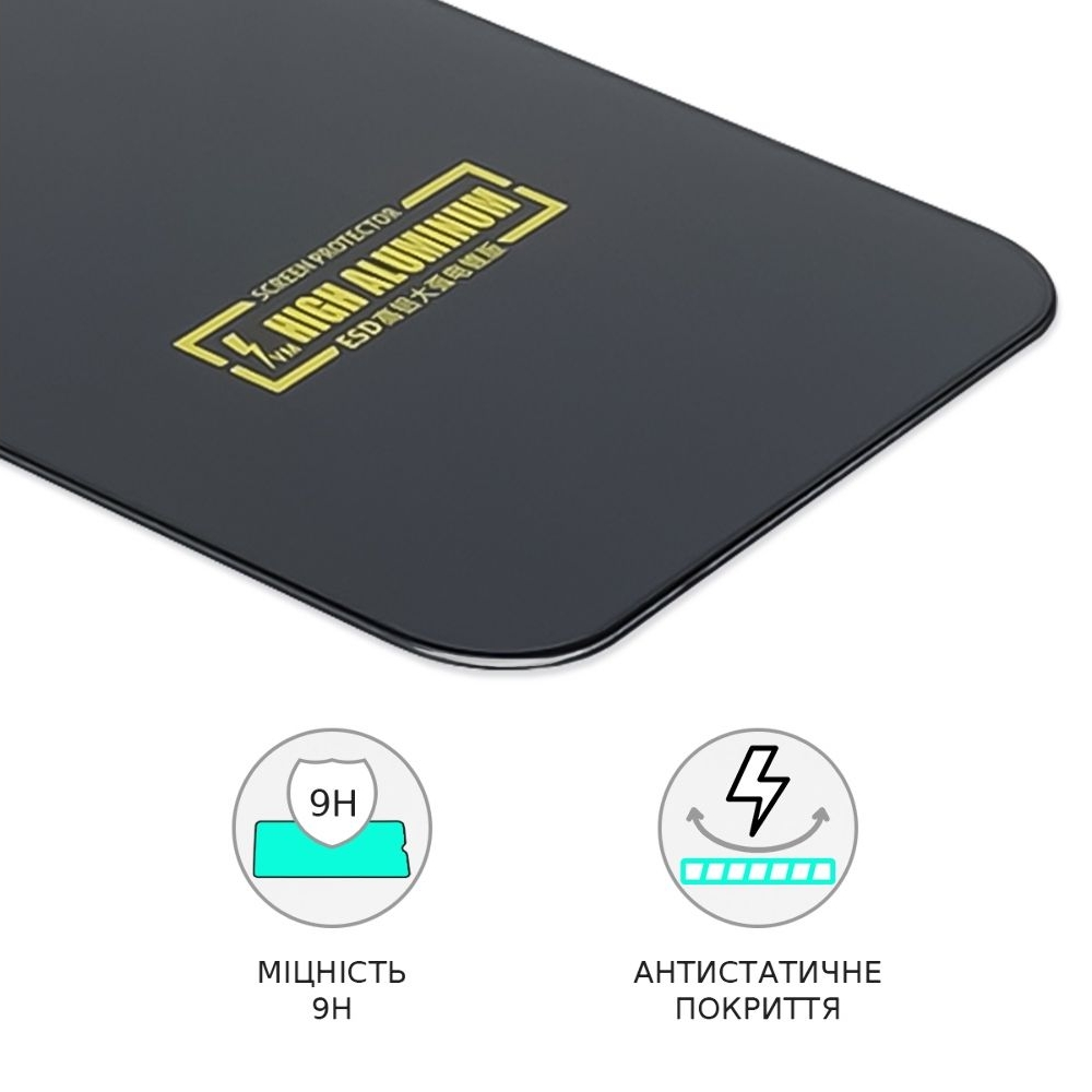 ������� ���� Apple iPhone 11 Pro, iPhone X, iPhone XS, Full Glue High Aluminum (0.3 ��, �����) | ���������� �������� ������