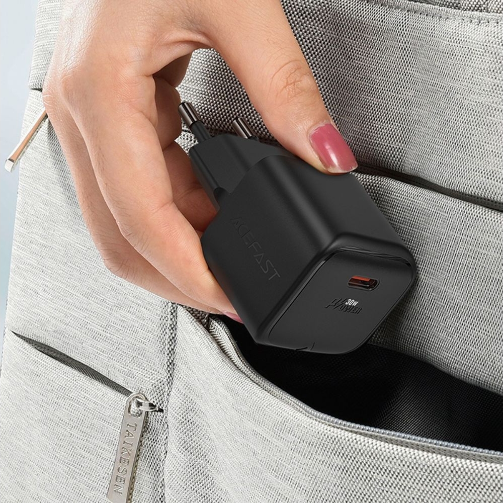 ������� �������� ���������� Acefast A77 mini Type-C , Power Delivery (30 ��), GaN, ������