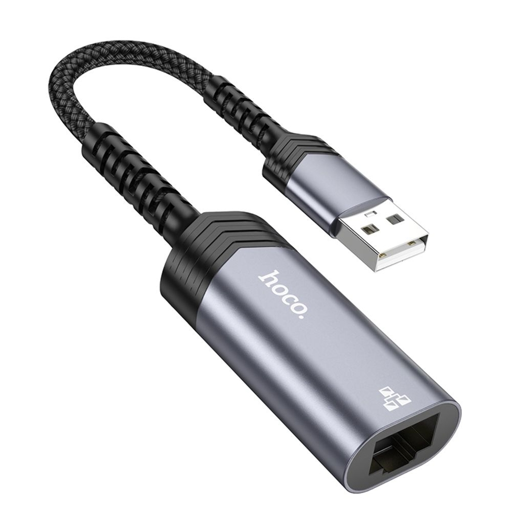 ������� ���������� Hoco UA26 100 Mbps USB to RJ45 metal, ����
