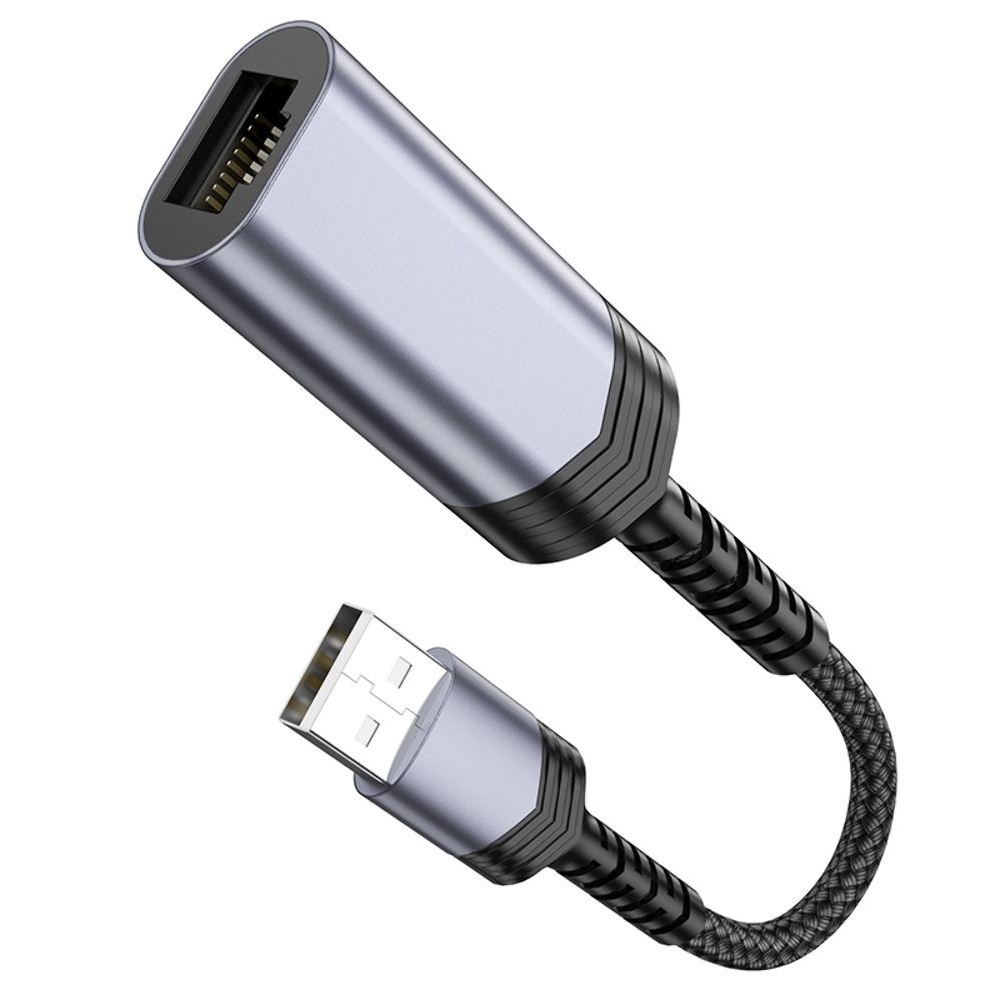 ������� ���������� Hoco UA26 100 Mbps USB to RJ45 metal, ����