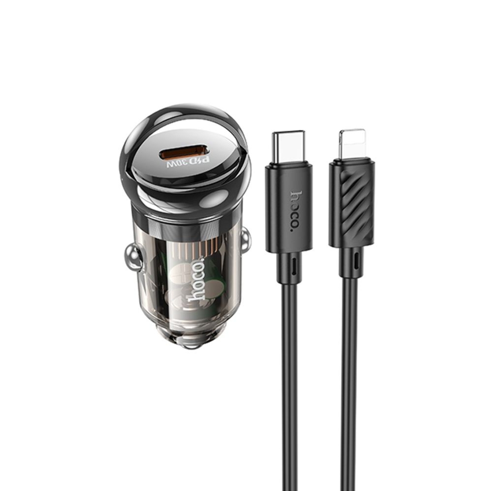 ������������� �������� ������� Hoco Z53 Type-C, Power Delivery (30 ��), transparent, ������ + ������ Type-C �� Lightning | �������, �������� ����������
