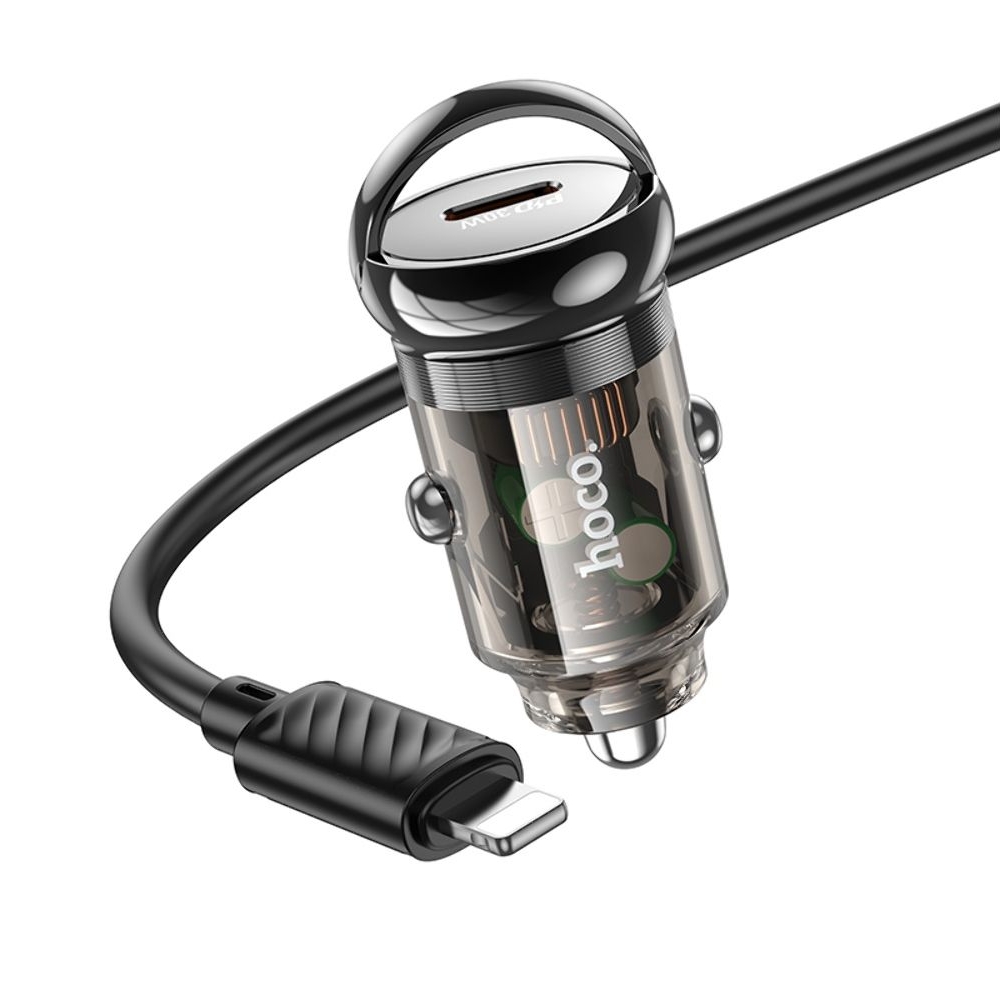 ������������� �������� ������� Hoco Z53 Type-C, Power Delivery (30 ��), transparent, ������ + ������ Type-C �� Lightning | �������, �������� ����������