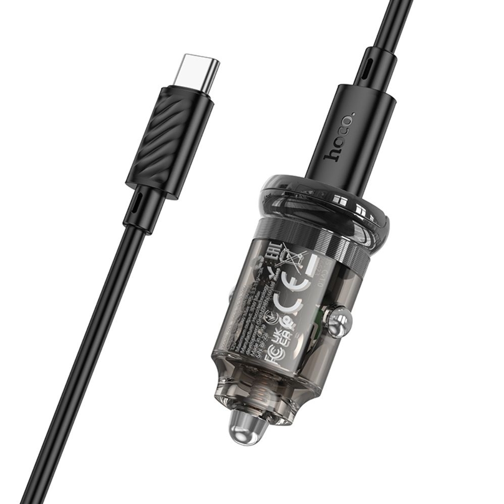 ������������� �������� ������� Hoco Z53 Type-C, Power Delivery (30 ��), transparent, ������ + ������ Type-C �� Type-C | �������, �������� ����������