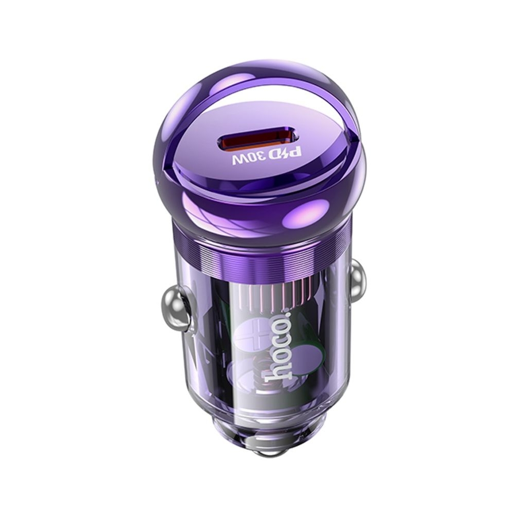 ������������� �������� ������� Hoco Z53 Type-C, Power Delivery (30 ��), transparent purple | �������, �������� ����������