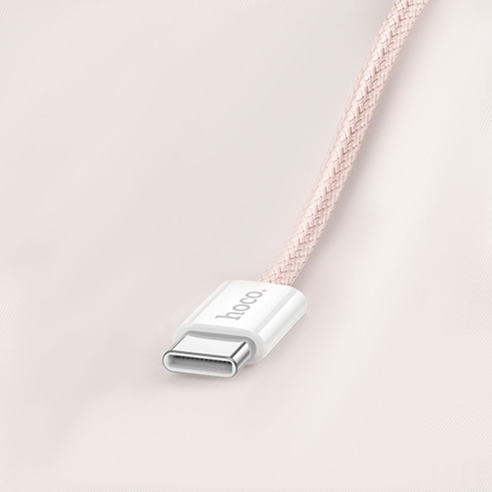 ������ Hoco X104 Type-C �� Type-C PD 60W 2m pink