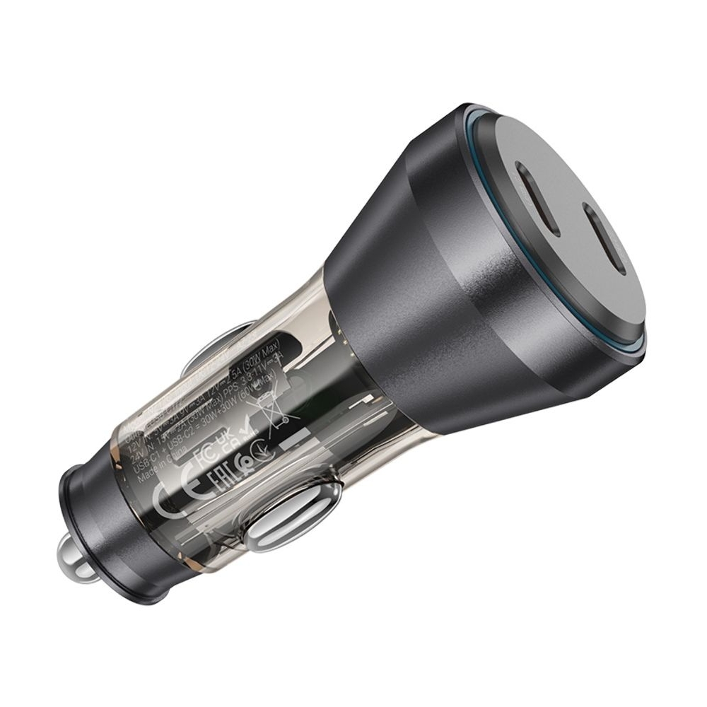 ������������� �������� ������� Hoco NZ12C 2 Type-C PD 60W � �������� transparent, ������ | �������, �������� ����������