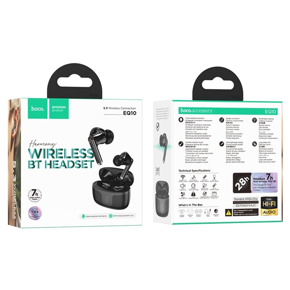 �������� ������������ ��������� Hoco EQ10 TWS, ������