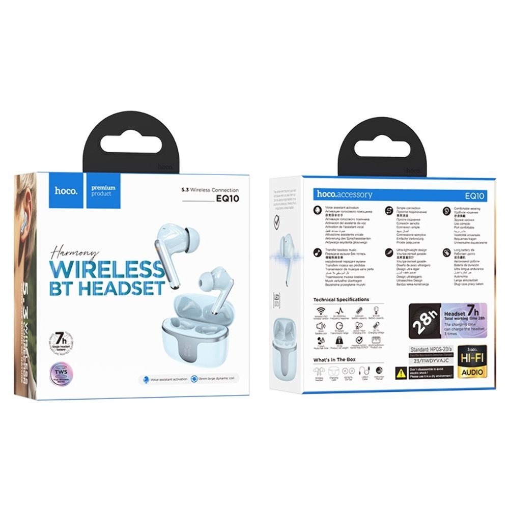 �������� ������������ ��������� Hoco EQ10 TWS, �����