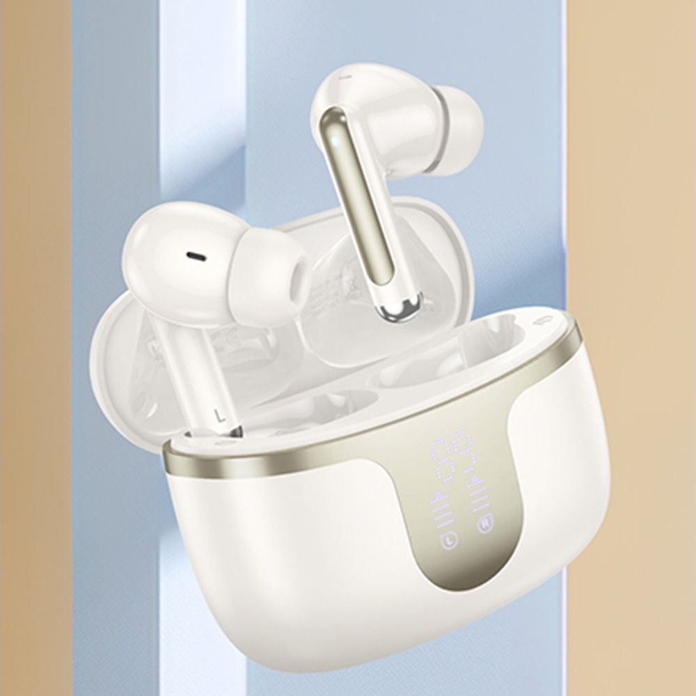 �������� ������������ ��������� Hoco EQ10 TWS milky, �����