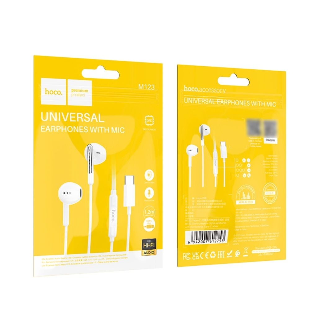 �������� ��������� �������� Hoco M123 Type-C, �����