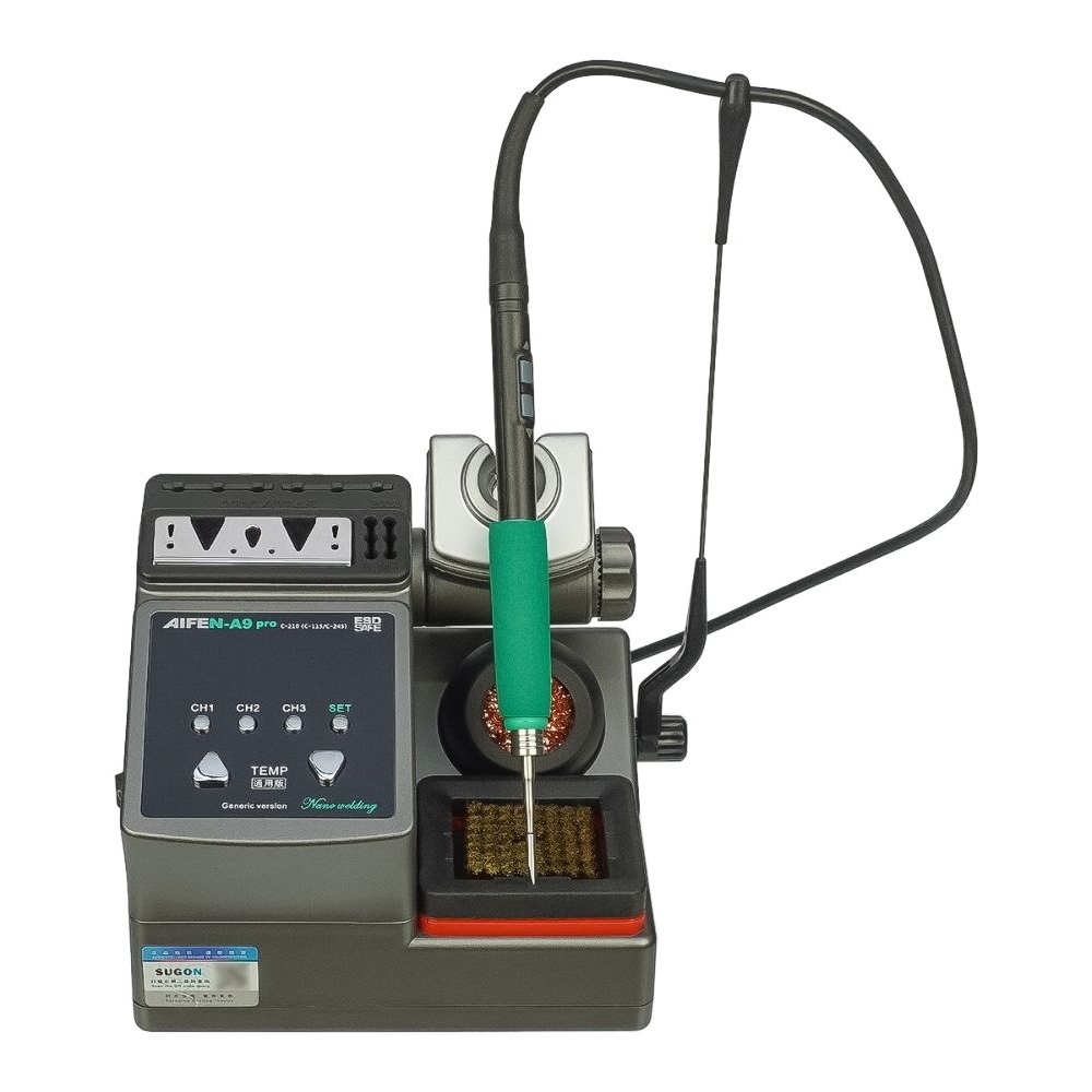 �������� ������� ������������ Aifen A9-210T Pro, ����� � p����������� �����������, �������� ��������� JBC 210, 3 ������ ������, 120 ��, 100 - 450 C