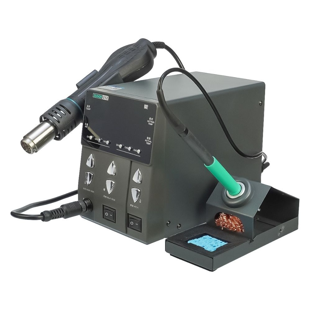 �������� ������� ������������ Sugon 212 (�������� T12, 3 ������ ������, 200C - 450C, ���, 3 ������ ������, 100C - 500C, 760W)