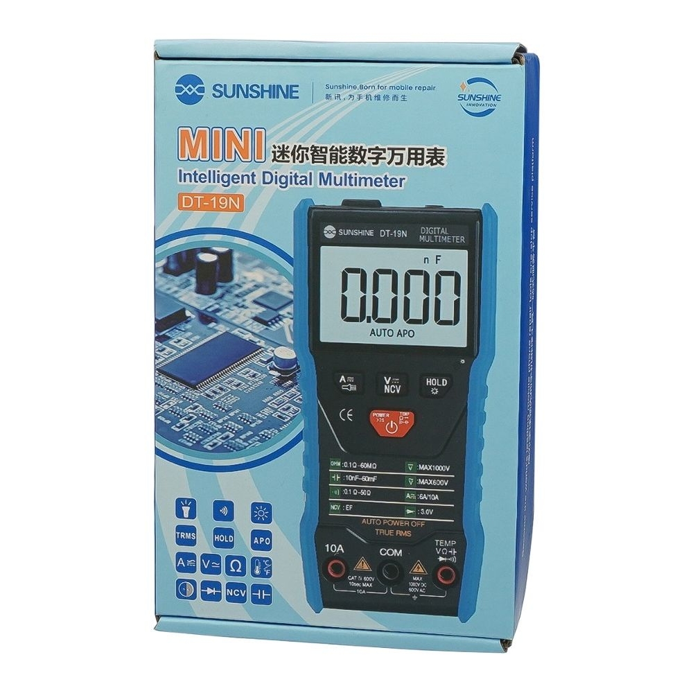 ���������� �������� Sunshine DT-19N � ���������������� ��. � ���. ���������, � �������� NCV, � ���������� (��� �� 10�)