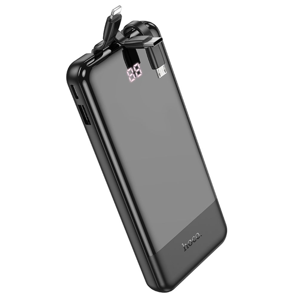 Power bank Hoco J114, 10000 mAh, � ��������, � �������� 3 � 1, Type-C, Lightning, MicroUSB, ������