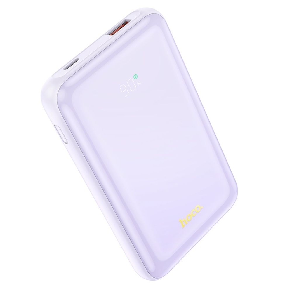 Power bank Hoco Q21, 10000 mAh, 22.5 ��, Power Delivery (20 ��) � �������� purple