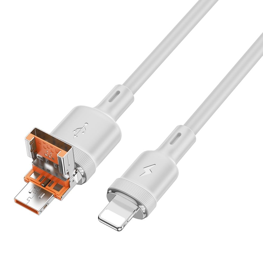 ������ Hoco U131, 2 � 1, USB/ Type-C �� Lightning, 1.2�, ����