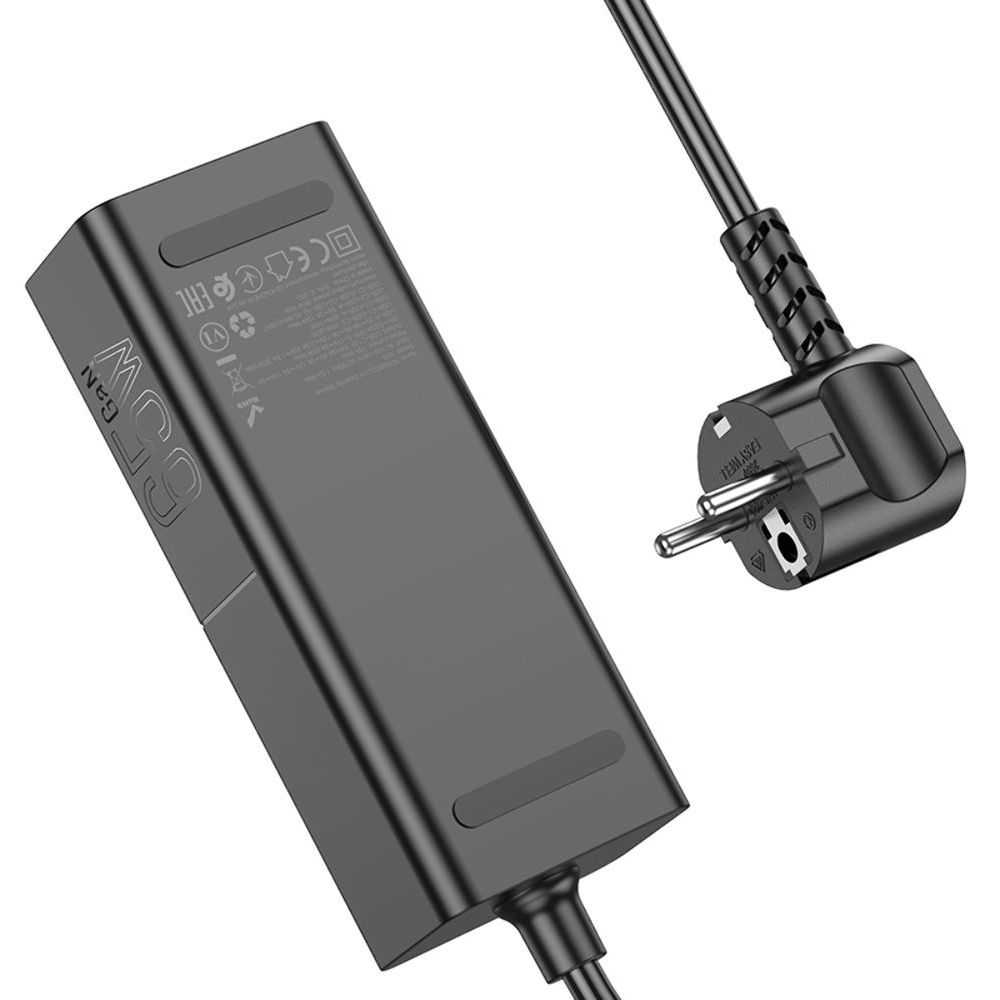 ������� �������� ���������� ���������� Hoco NS4 USB/ 2 Type-C PD 65W black