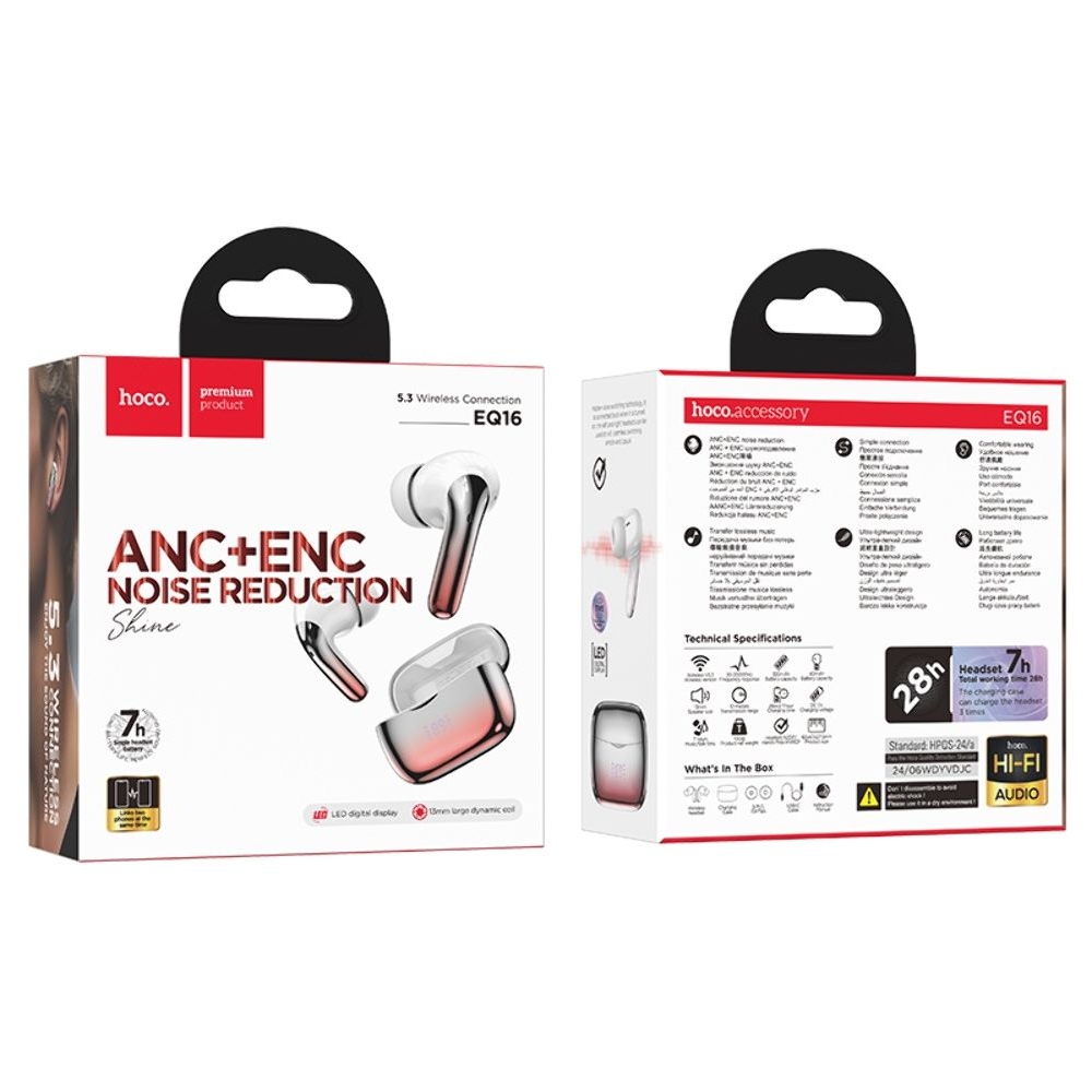 ������������ TWS �������� Hoco EQ16 ��������� red glaze