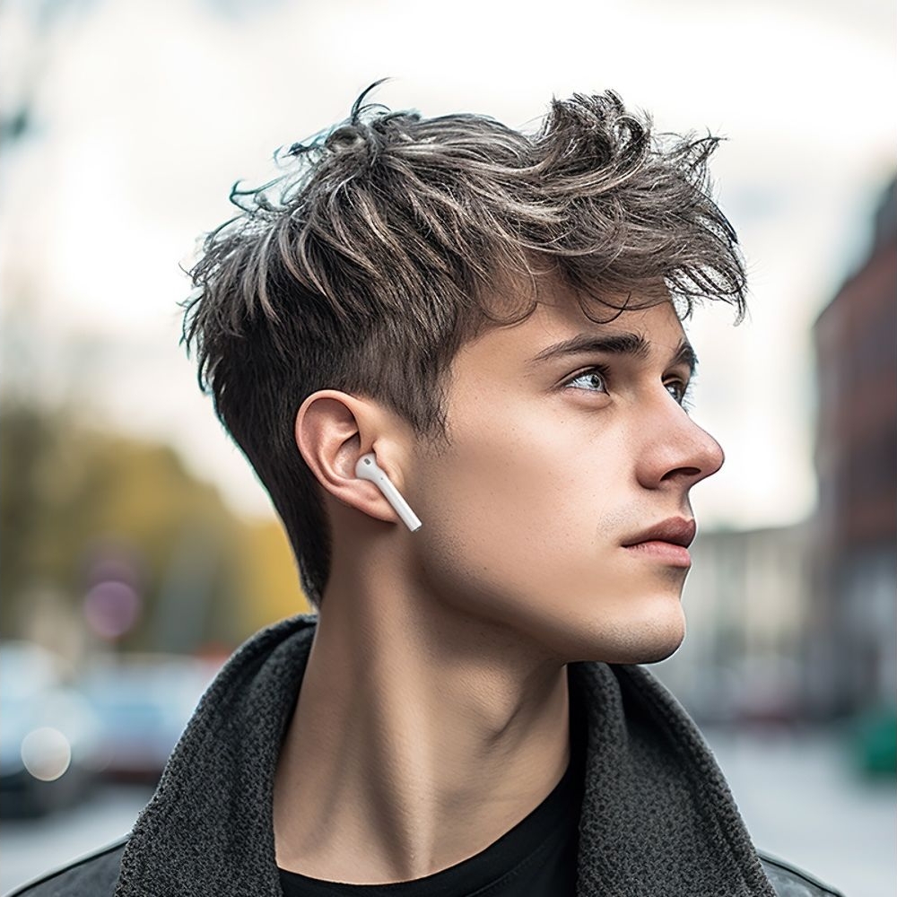 ������������ TWS �������� Hoco EW52 �������� milky white