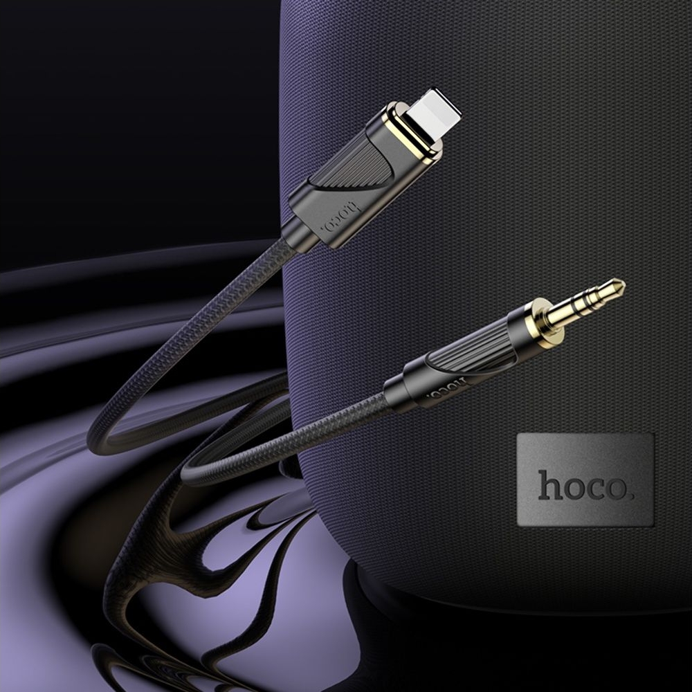 AUX ������ Hoco UPA30 Lightning to Jack 3.5 1m black