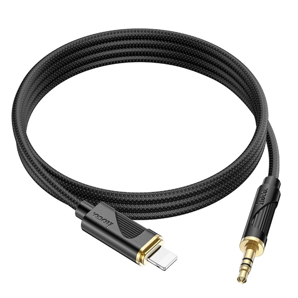 AUX ������ Hoco UPA30 Lightning to Jack 3.5 1m black