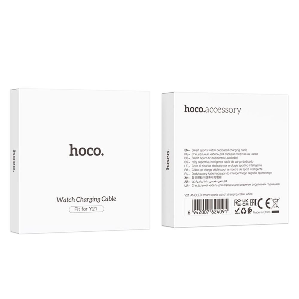 USB ������ ��� ����� ����� Hoco Y21 AMOLED white