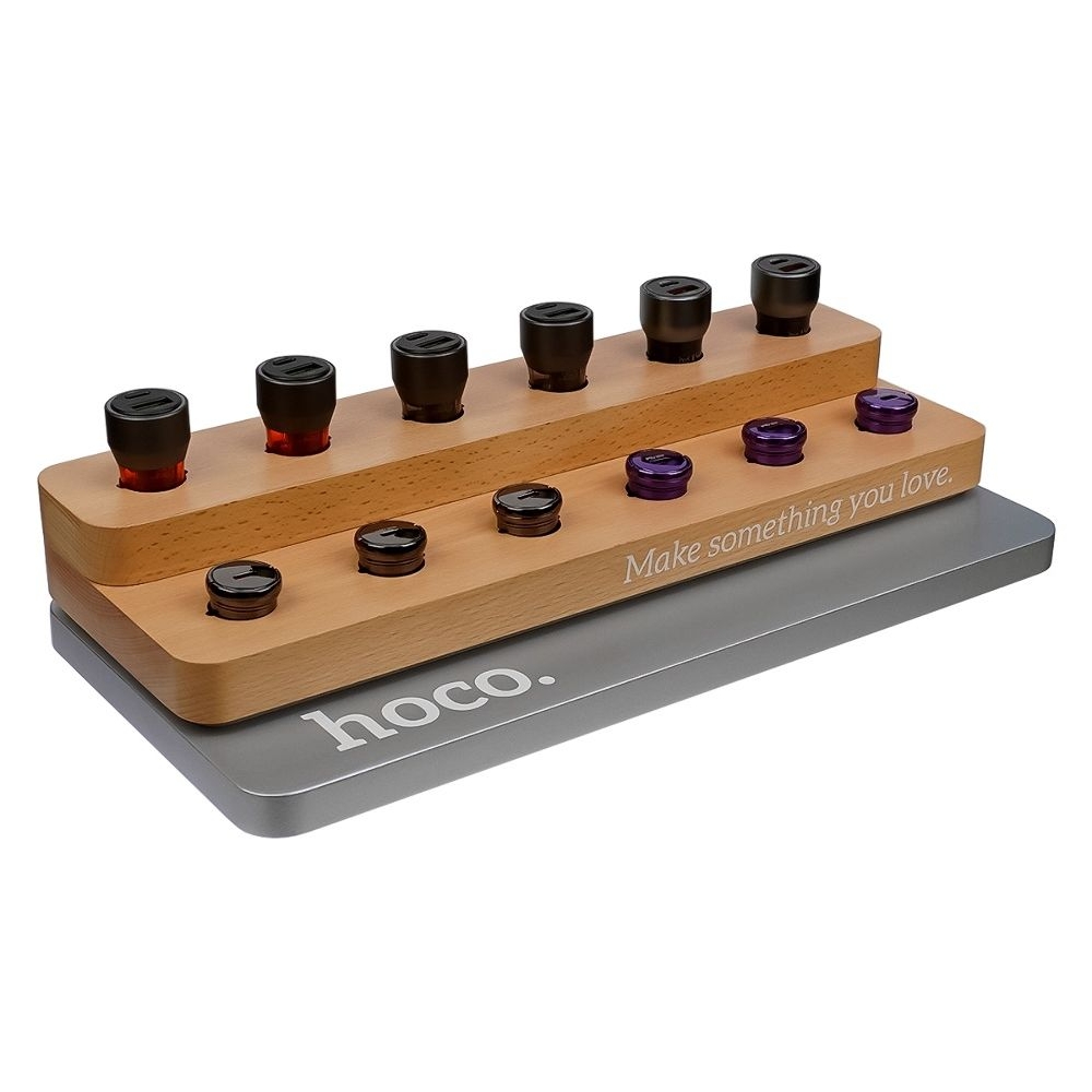 ��������� ��������� Hoco HN28 ��� ������������� �������� ��������� � FM-������������� silver