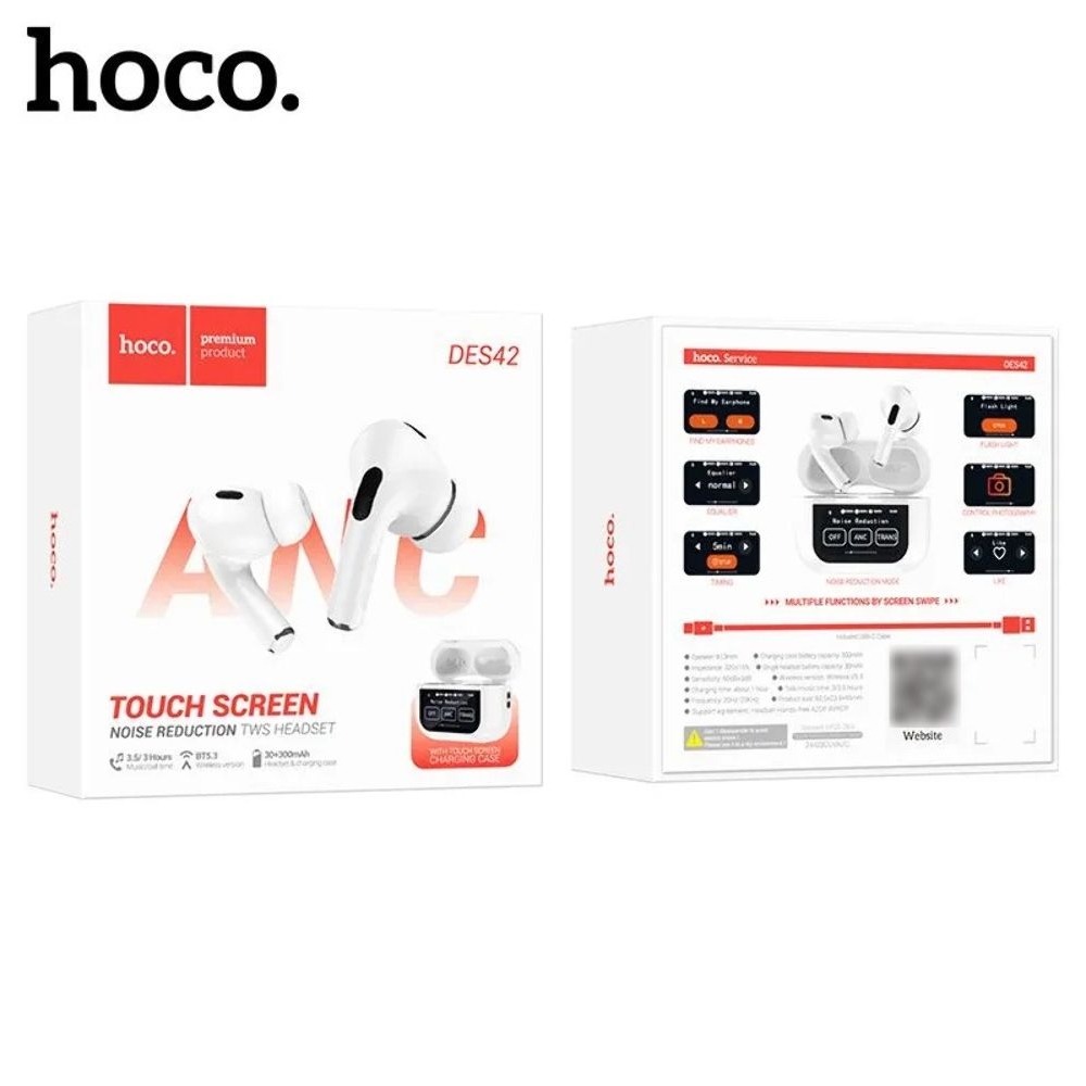 ������������ TWS �������� Hoco DES42 ��������� white