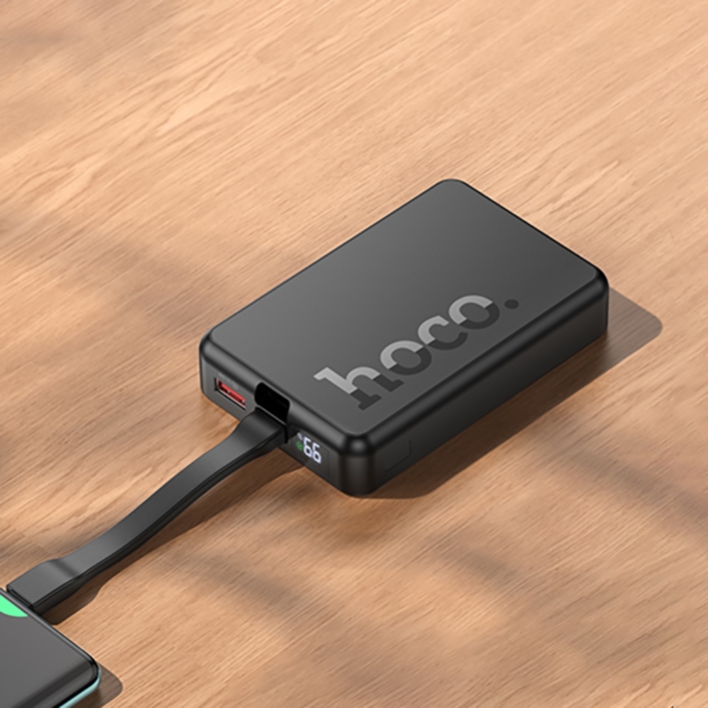 Power bank Hoco Q24 10000mAh 22.5W PD 20W ��������� � �������� ������������ ������� black