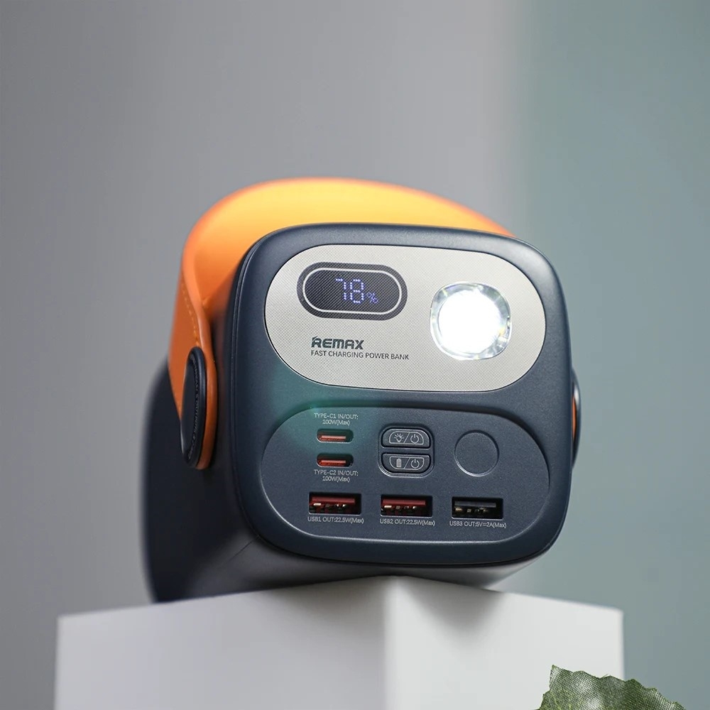 Power bank Remax RPP-100, 60000 mAh, 22.5 ��, Power Delivery (100 ��), Quick Charge 3.0, �����