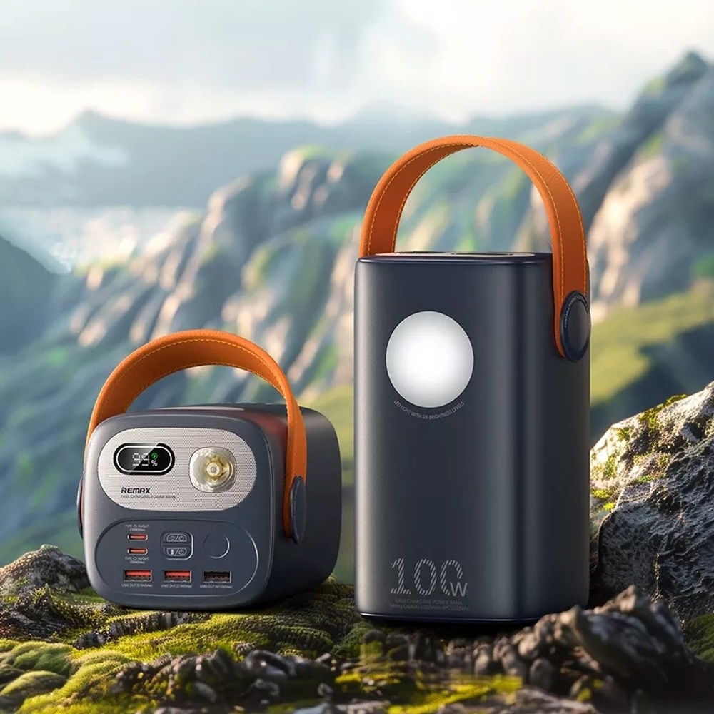 Power bank Remax RPP-100, 60000 mAh, 22.5 ��, Power Delivery (100 ��), Quick Charge 3.0, �����