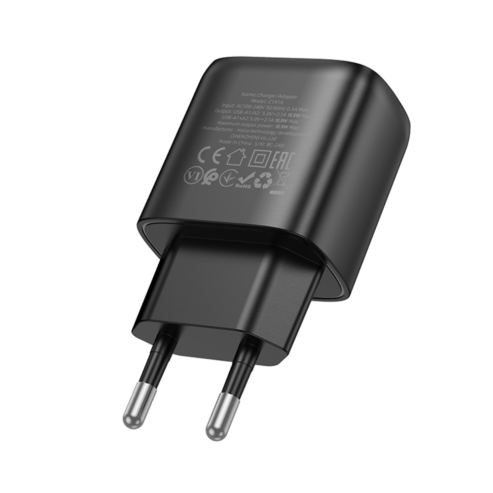 ������� �������� ���������� Hoco C141A 2 USB black