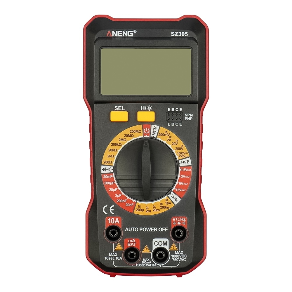 ���������� �������� Aneng SZ305 � ����������, �������� BAT, ���������� ������� �������� (��� �� 10A)