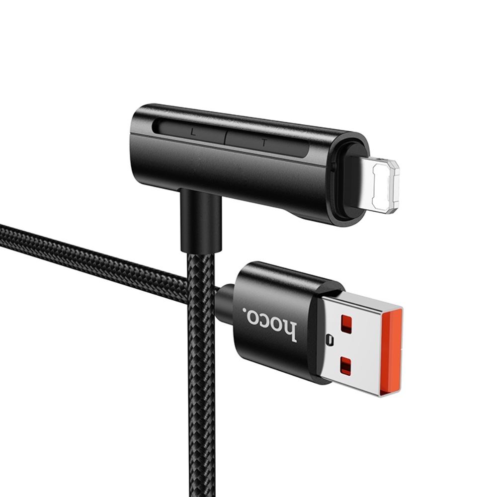 ������ Hoco U135 2�1 USB to Lightning/ Type-C 1.2m black