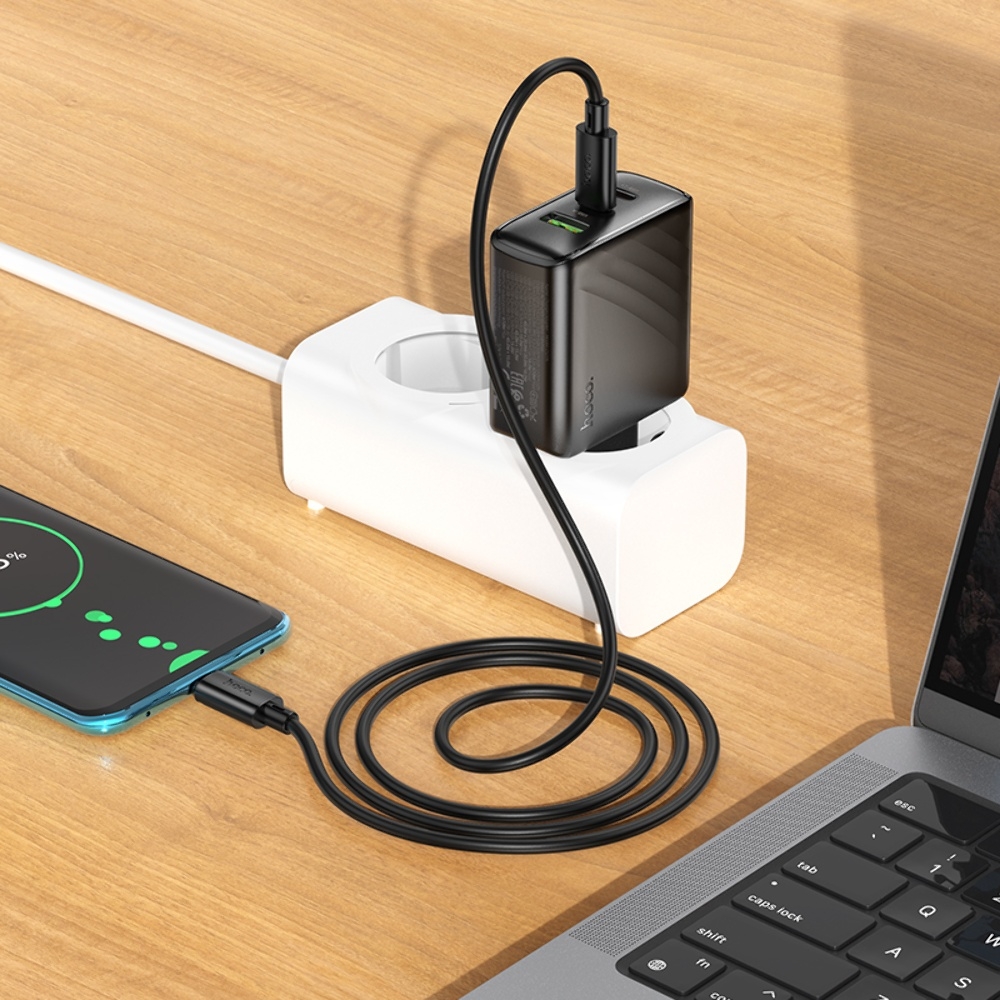 ������� �������� ���������� Hoco CS26A USB/ 2 Type-C PD 45W black