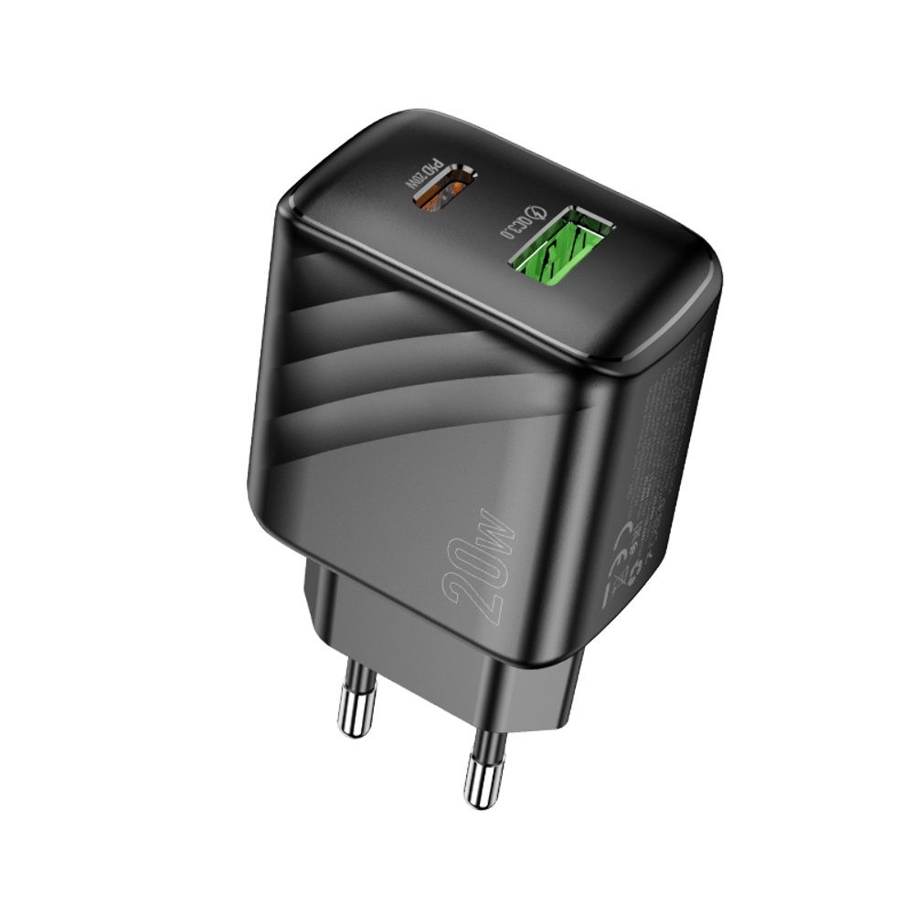 ������� �������� ���������� Hoco CS25A USB/ Type-C QC PD black