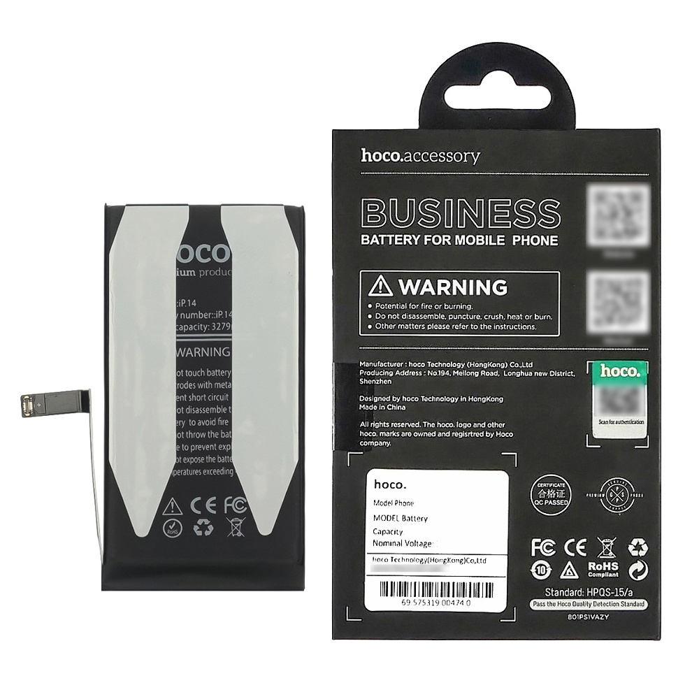 ���������� Apple iPhone 14, A2863, Hoco | 3-12 ��. ������ | ���, �������, �����������