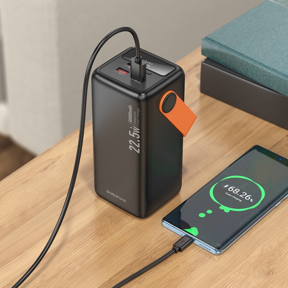 Power bank Borofone BJ66A 50000mAh 22.5W PD 20W black