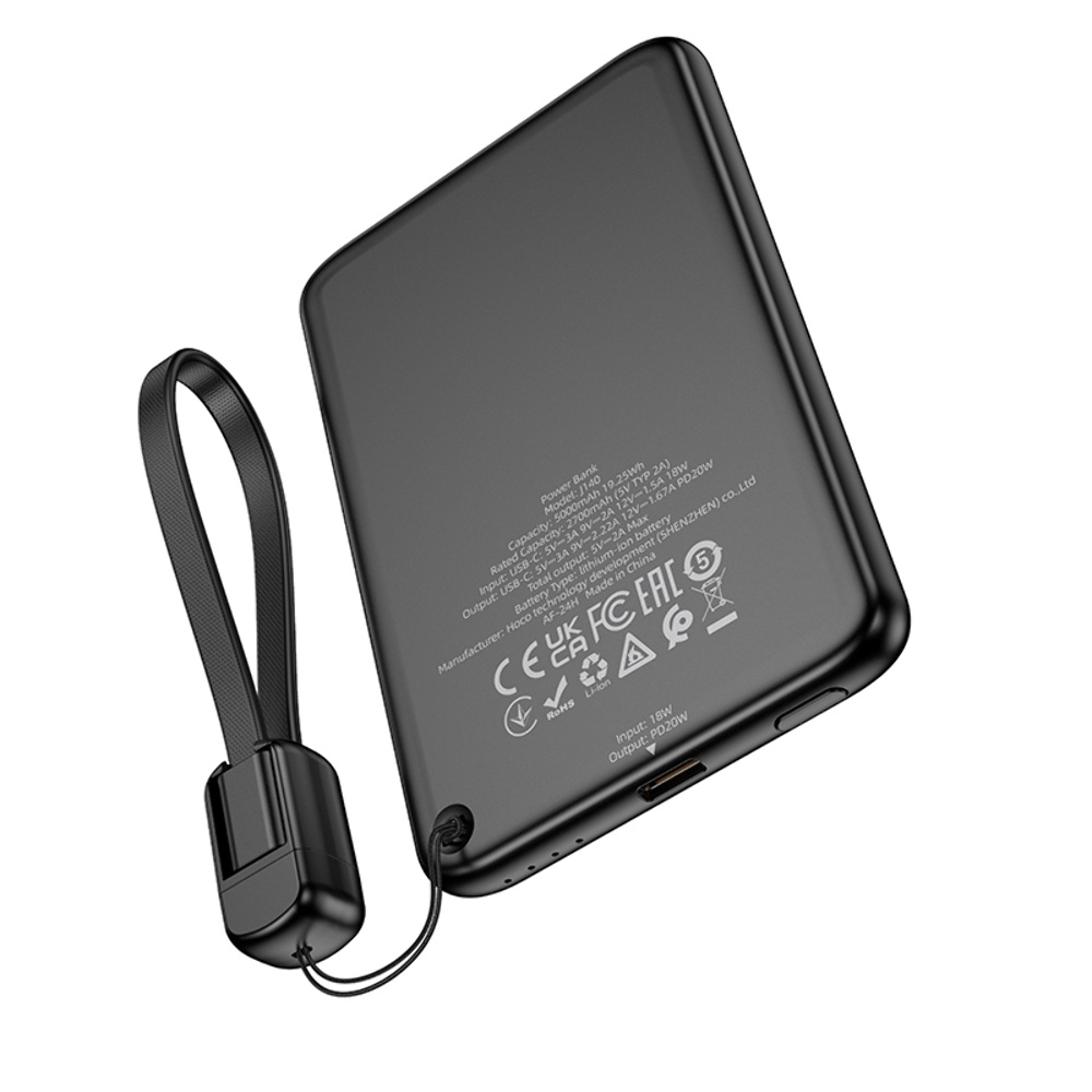 Power bank Hoco J140 5000mAh PD 20W + ������ Type-C black