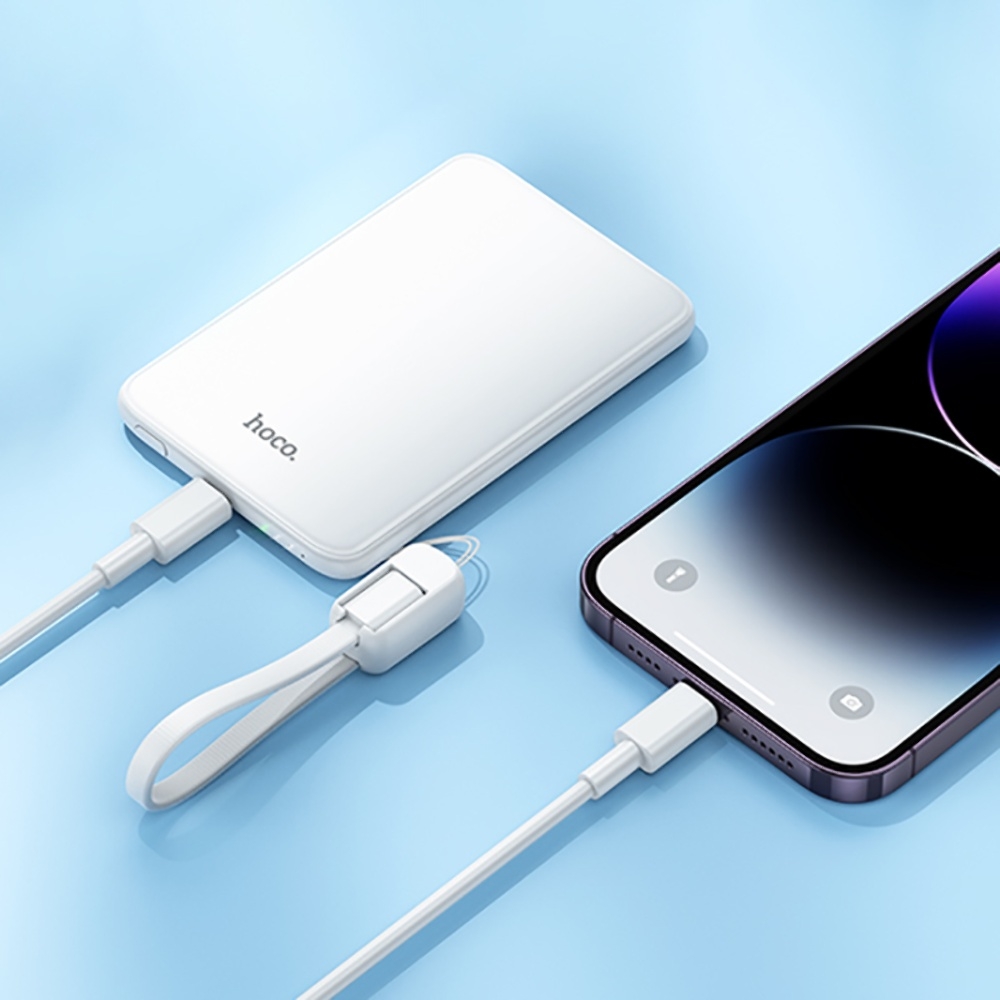 Power bank Hoco J140 5000mAh PD 20W + ������ Type-C white