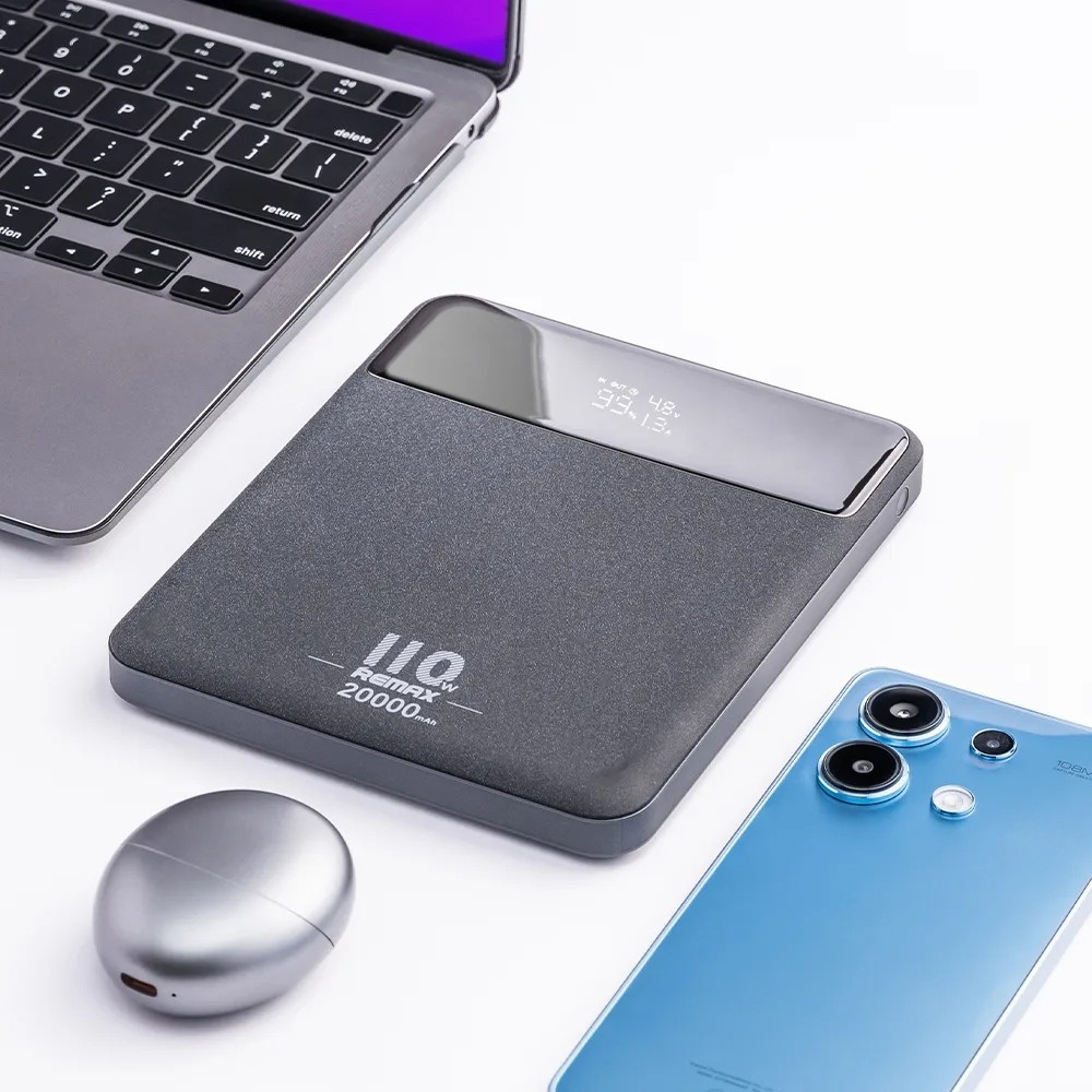 Power bank Remax RPP-669 20000mAh 110W (65W + 40W) PD+QC + ������ Type-C 100W black