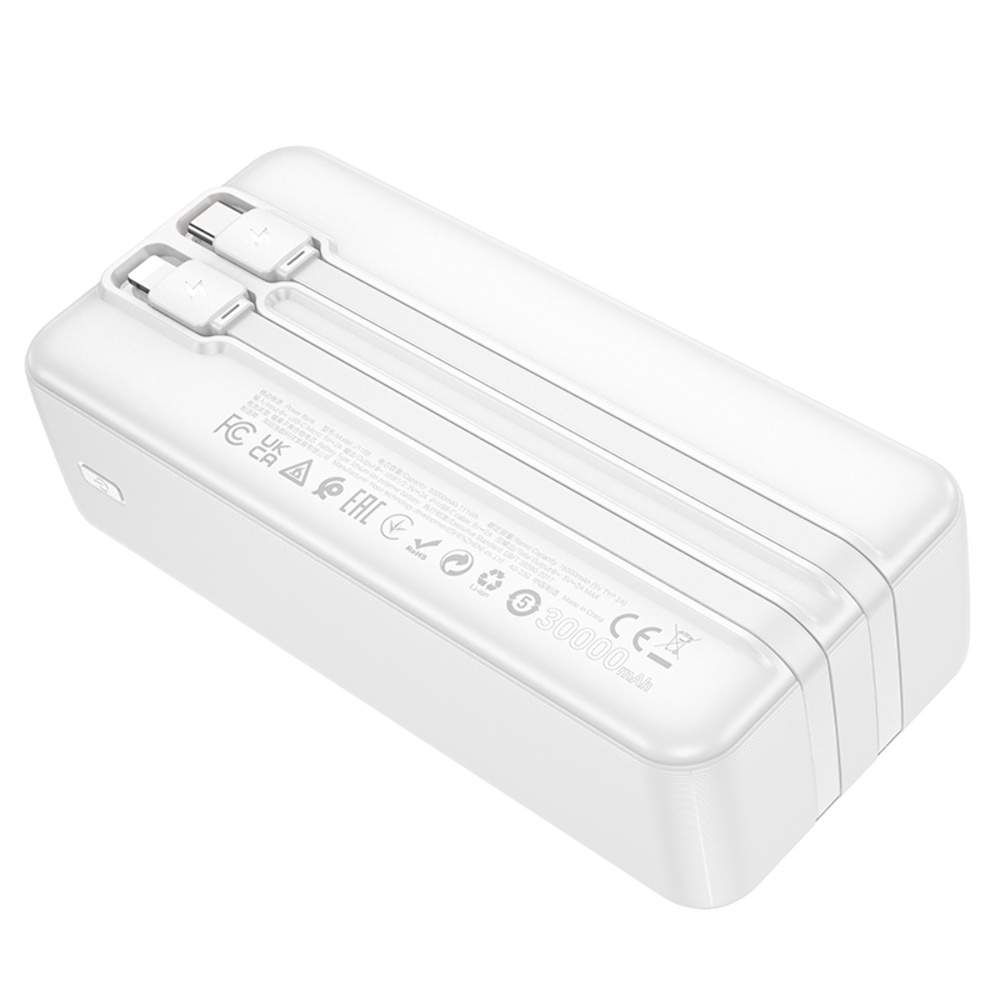 Power bank Hoco J118B 30000mAh white + ������ Type-C/ Lightning