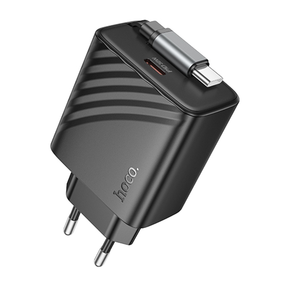 ������� �������� ���������� Hoco N58 Type-C PD 30W + ������ Type-C black