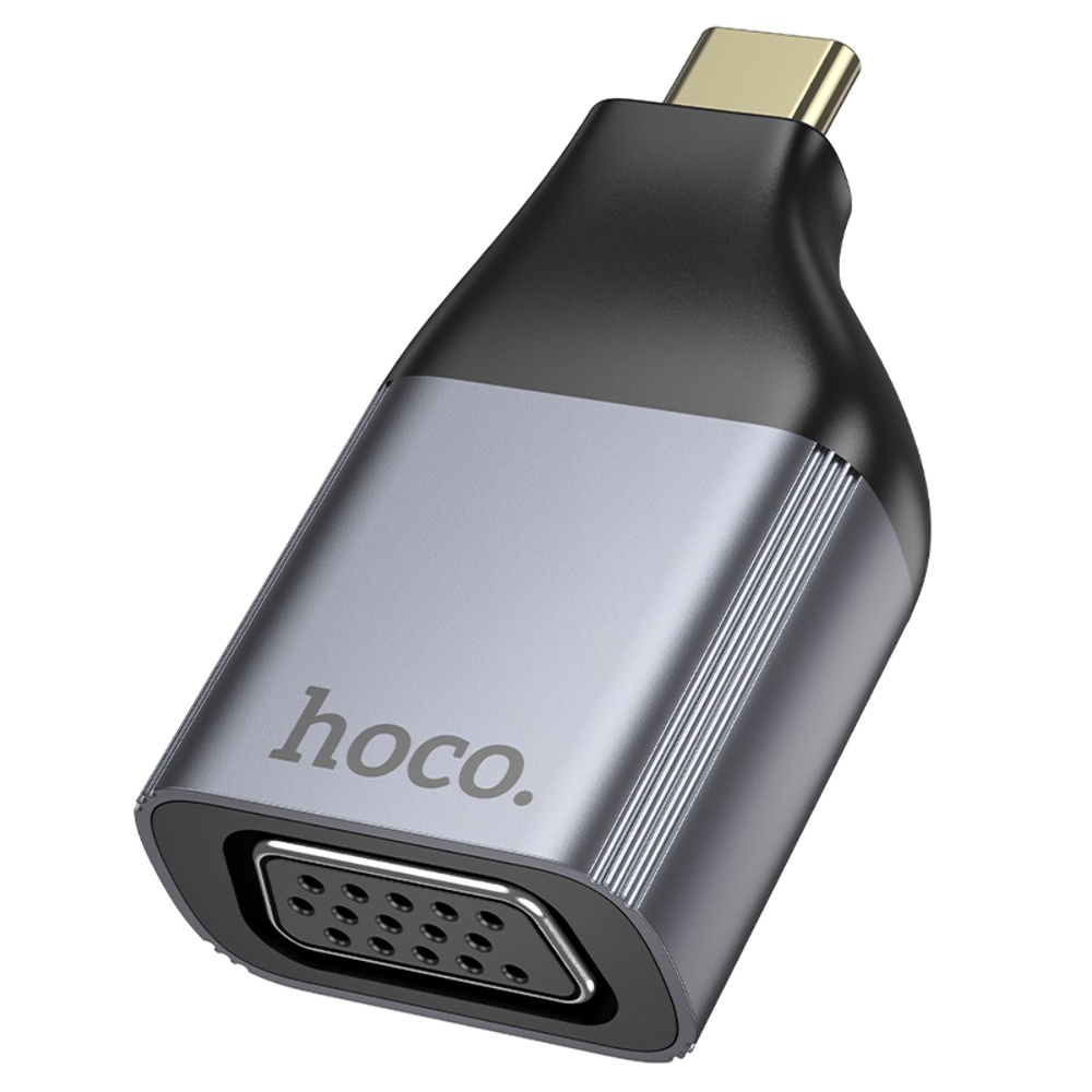 ������� ���������� Hoco UA34 Type-C to VGA metal grey