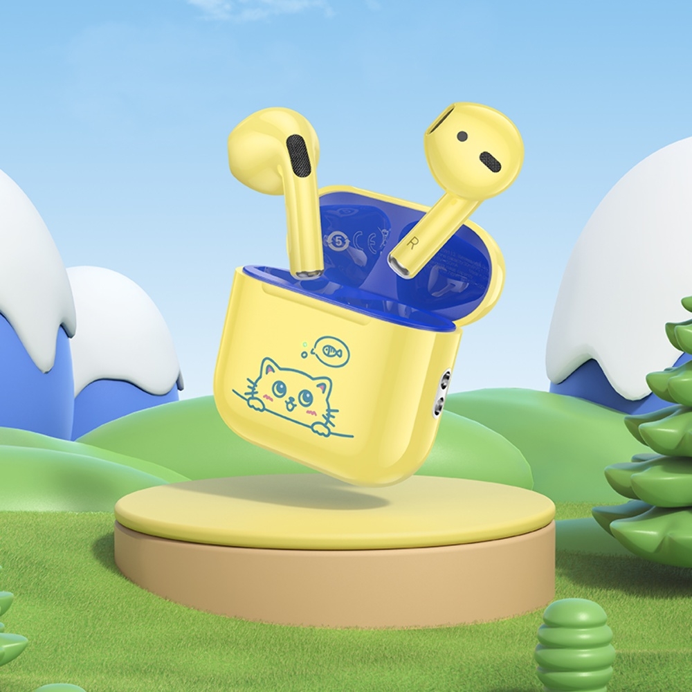 ������������ TWS �������� Hoco EW112 �������� ������� yellow