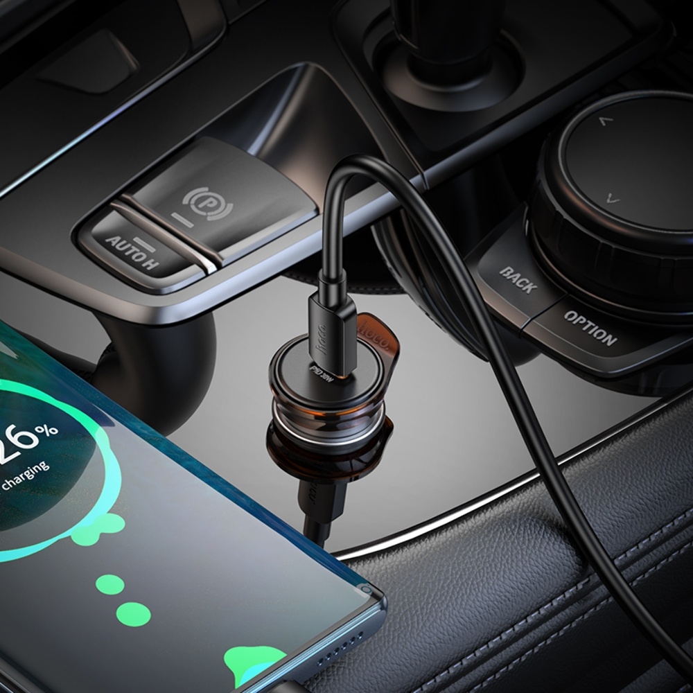 ������������� �������� ���������� Hoco NZ16 Type-C PD 30W metal grey