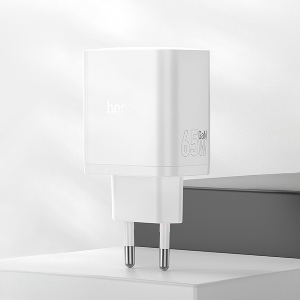������� �������� ���������� Hoco N51 USB/ 2 Type-C PD 65W white