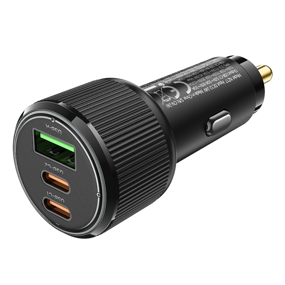 ������������� �������� ���������� Hoco NZ17 USB/ 2 Type-C PD 75W black