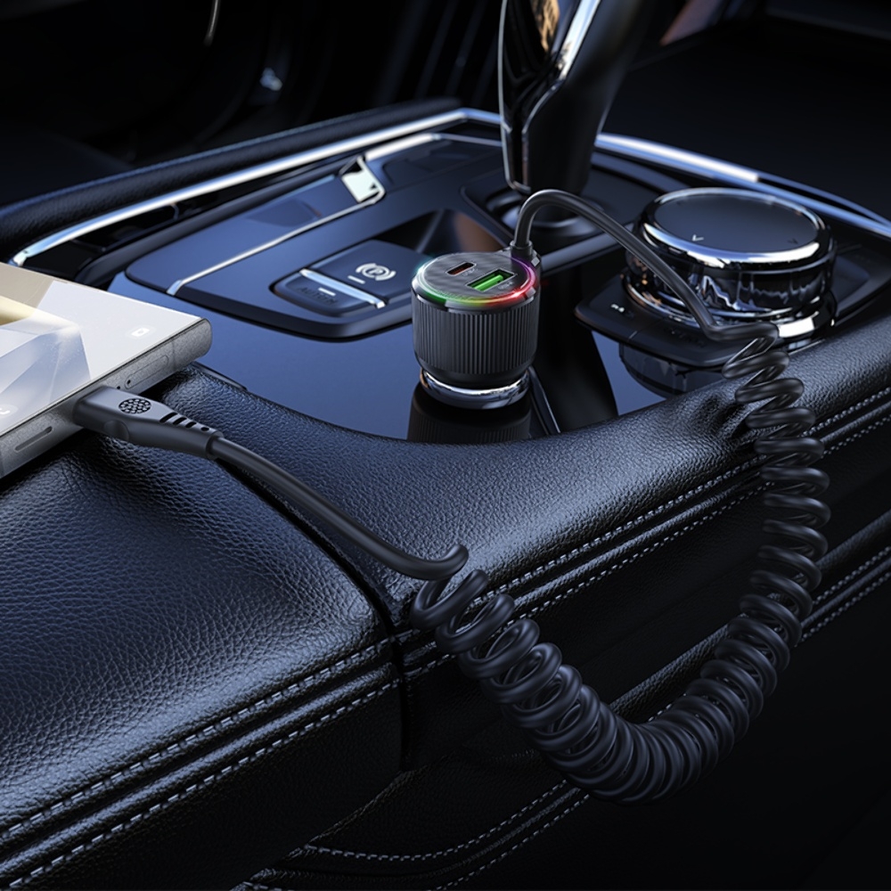 ������������� �������� ���������� Hoco NZ17A USB/ 2 Type-C PD 50W � ������� Type-C black